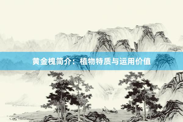 黄金槐简介：植物特质与运用价值